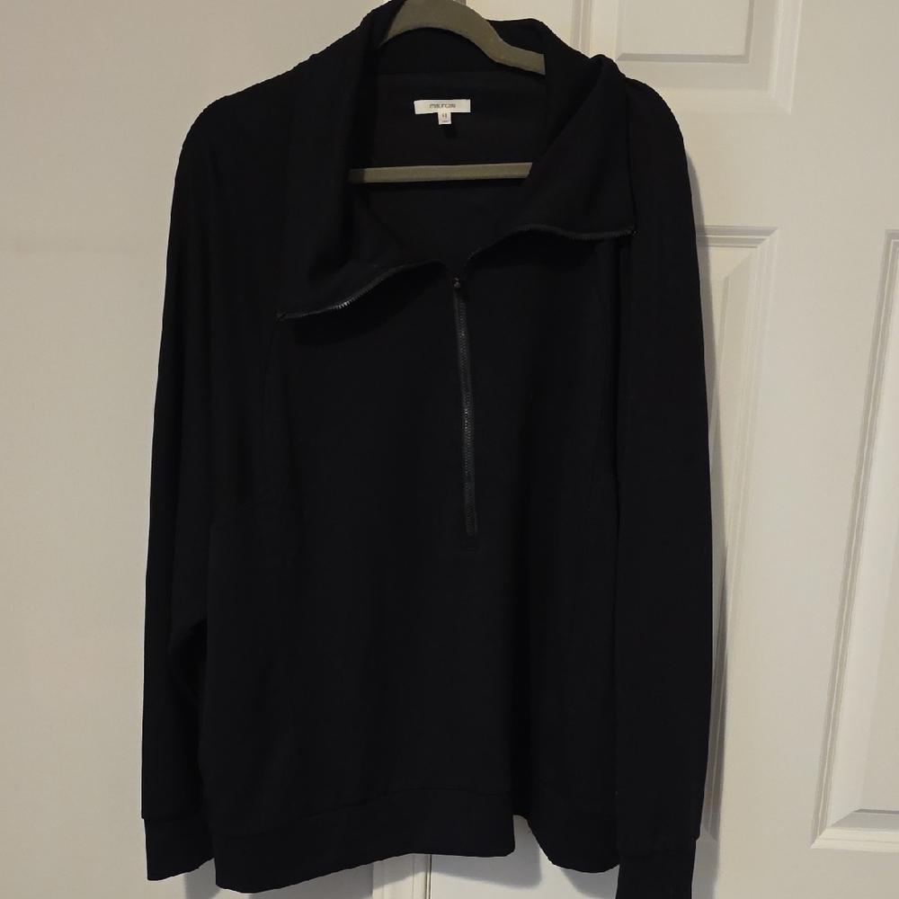Maurices Black Half-Zip Hoodie